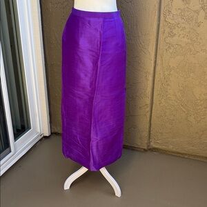 Vibrant Purple Skirt Handmade in Hua Hin Thailand. Never worn.